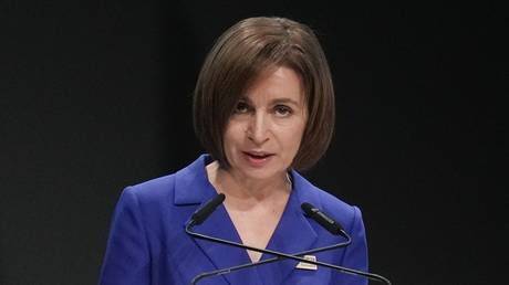 Moldova President Maia Sandu.
