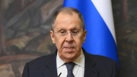 Russian Foreign Minister Sergey Lavrov.