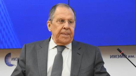 FILE PHOTO: Russian Foreign Minister Sergey Lavrov.