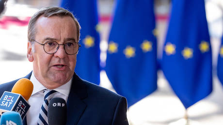 Germany's Defense Minister Boris Pistorius.