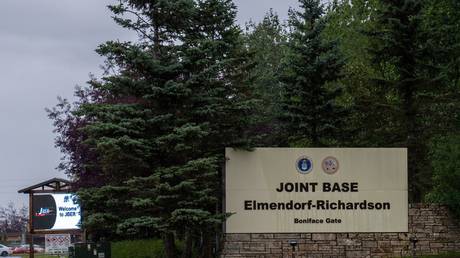 FILE PHOTO. A view of Joint Base Elmendorf-Richardson (JBER) in Anchorage, Alaska,  where US President Donald Trump and Russian President Vladimir Putin are expected to hold their summit.