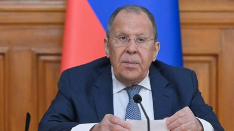 FILE PHOTO: Russian Foreign Minister Sergey Lavrov.