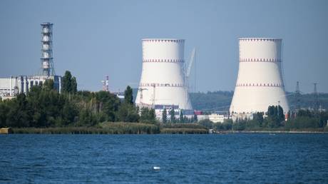 The Kursk Nuclear Power Plant in Kurchatov, Russia in 2024.