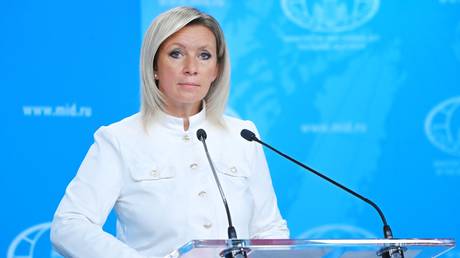 Russian Foreign Ministry spokeswoman Maria Zakharova.