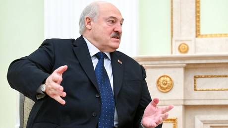 Belarusian President Alexander Lukashenko, Moscow, Russia, September 26, 2025.