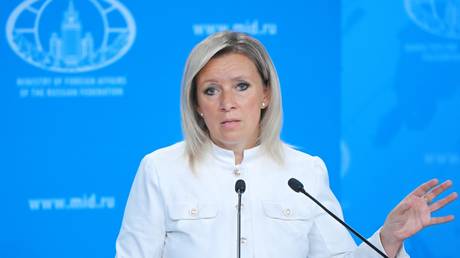 FILE PHOTO: Russian Foreign Ministry spokeswoman Maria Zakharova.