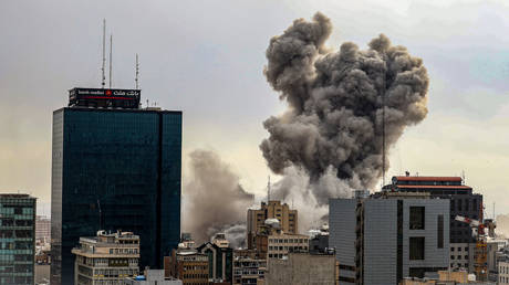Aftermath of an airstrike in Tehran on March 2, 2026.
