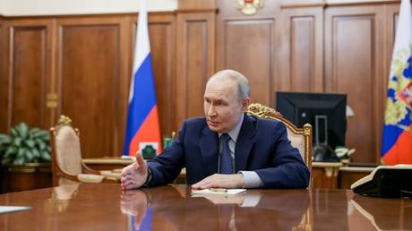 Putin reveals scale of Russian advance in Donbass