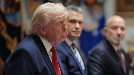 US President Donald Trump, Washington, DC, March 26, 2026.