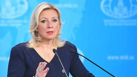 Russian Foreign Ministry spokeswoman Maria Zakharova