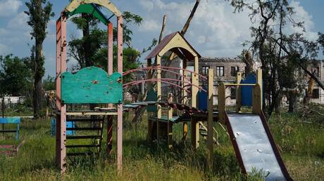 Child killed in Ukrainian attack on playground